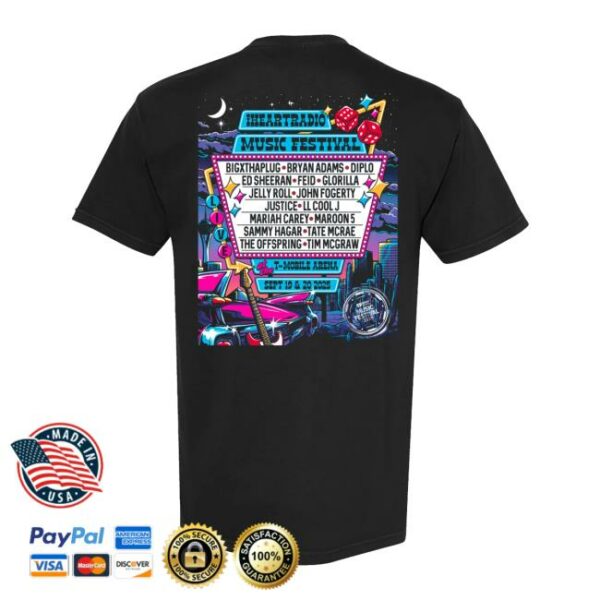 Iheart Forward Merch Store Iheart Music Festival Vegas 2025 Poster T-Shirt
