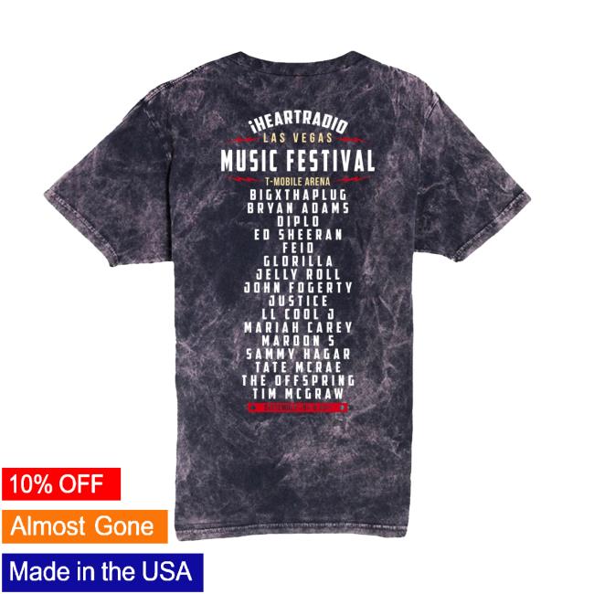 kenny iheart forward merch store iheart music festival vegas 2025 vintage lineup t shirt q