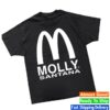 Grimykids Store Merch Shop Molly V2 Yellow On Red Shirt