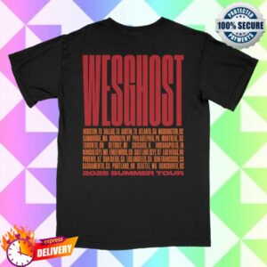 Wesghost Store Merch Summer 2025 Tour Tee