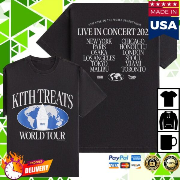 Kith Store Merch Kith Treats S.W.I.R.L. Tour Vintage Tee