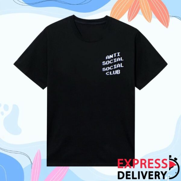 Anti Social Social Club Store Merch Assc X Pac-Man Pixel Black Tee