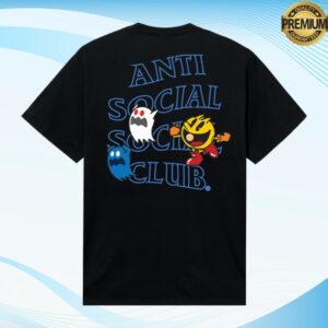 Anti Social Social Club Store Merch Assc X Pac-Man Run Run Black Tee