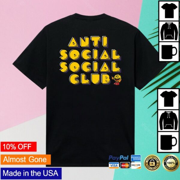 Anti Social Social Club Store Merch Assc X Pac-Man Arcade Tee
