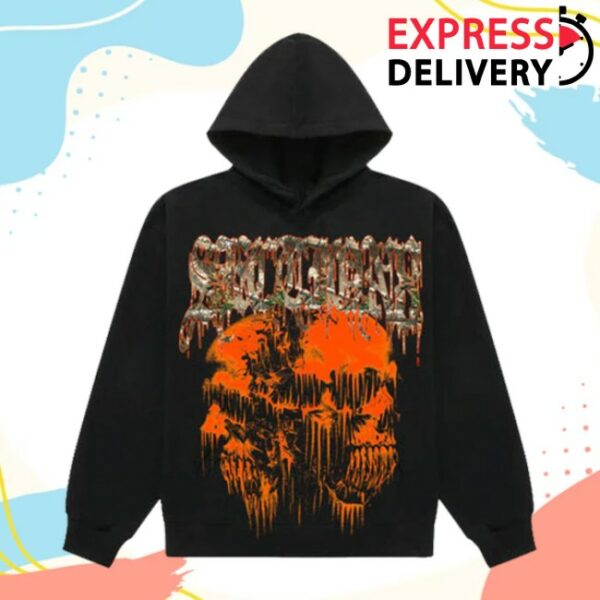 Section 8 Official Store Merch 2 Face Skeleton Black Hoodie