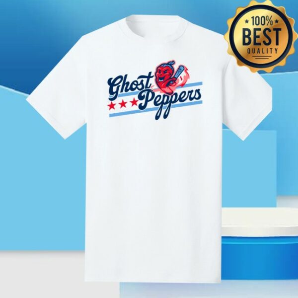 Gastonia Baseball Store Merch Gastonia Ghost Peppers 4Th Of July Tee