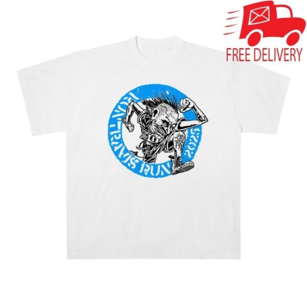 Run Travis Run Store Merch Rtr Punk Circle Logo Tee