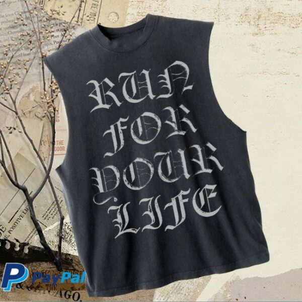 Run Travis Run Store Merch Rtr Run For Your Life Tank