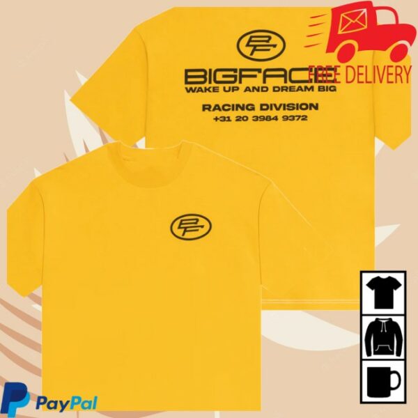 Bigface Brand Store Merch Racing Team Tee