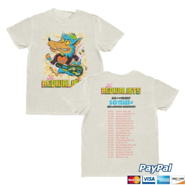 The Revivalists Store Merch Fall 2025 Tour Tee