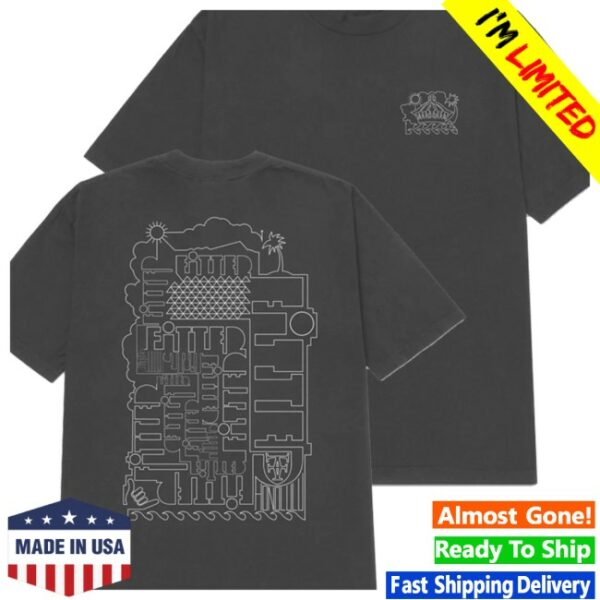 Fitted Hawaii Store Merch Skyline Tee