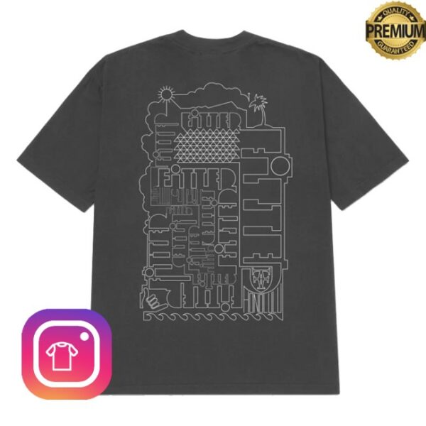 Fitted Hawaii Store Merch Skyline Tee