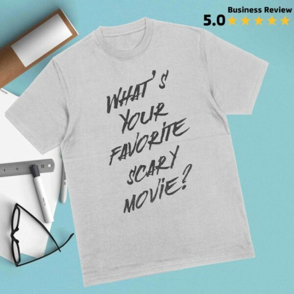 Firefly Shop Online Store Merch What’s Your Favorite Scary Movie Box Fit T-Shirt