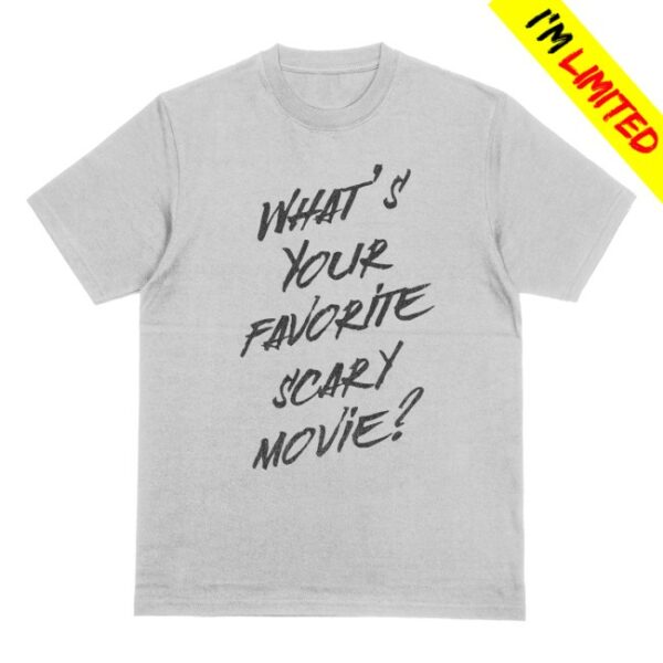 Firefly Shop Online Store Merch What’s Your Favorite Scary Movie Box Fit T-Shirt