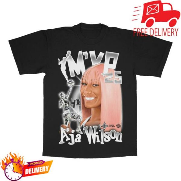 Playa Society Merch Store Playa Society 2025 Wnba Mvp A’ja T-Shirt