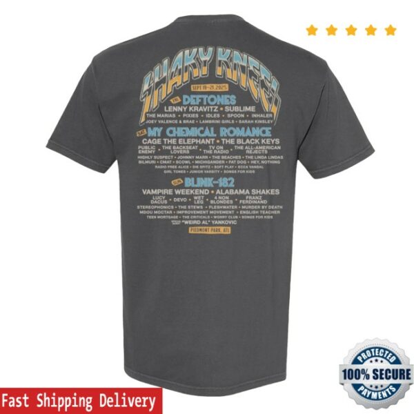 Shaky Knees Festival Store Merch Beetle Lineup Tee