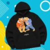 Beyond Retro Store Merch Navy Printed Glitter Sweatshirt