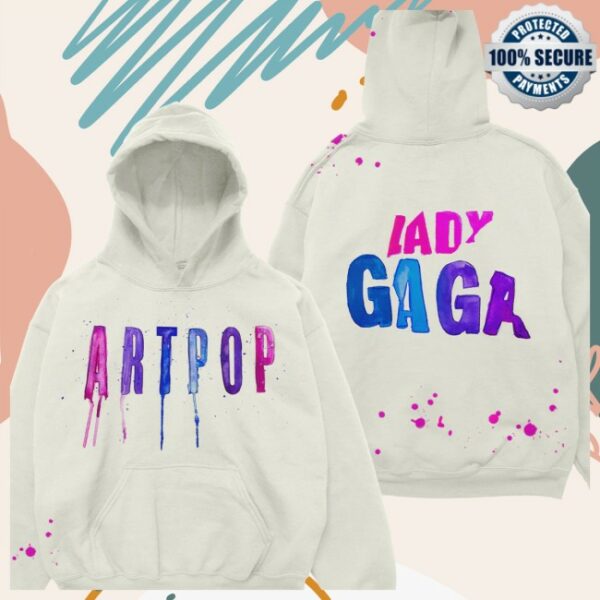 Ladygaga Store Merch Artpop Drip Pullover Hoodie