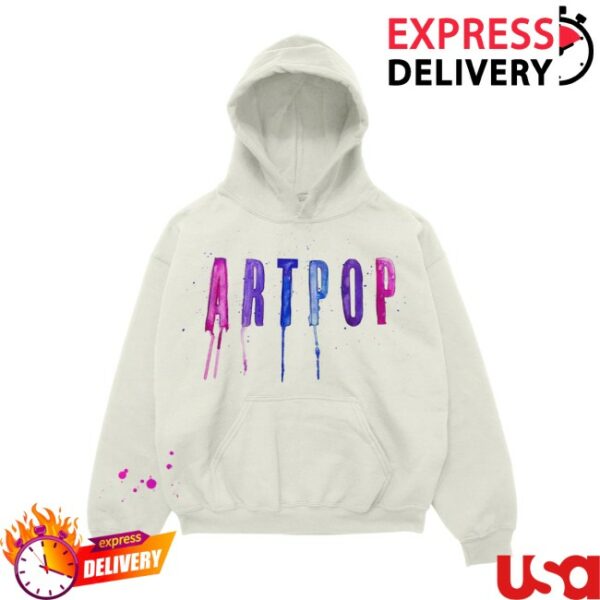 Ladygaga Store Merch Artpop Drip Pullover Hoodie