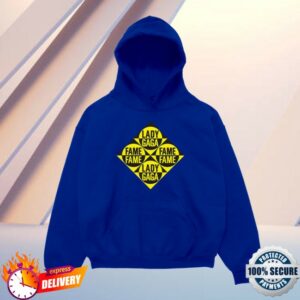 Ladygaga Store Merch The Fame Blue Hoodie