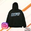 Ladygaga Store Merch The Fame Blue Hoodie