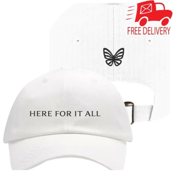 Mariah Carey Official Merch Here For It All White Cap