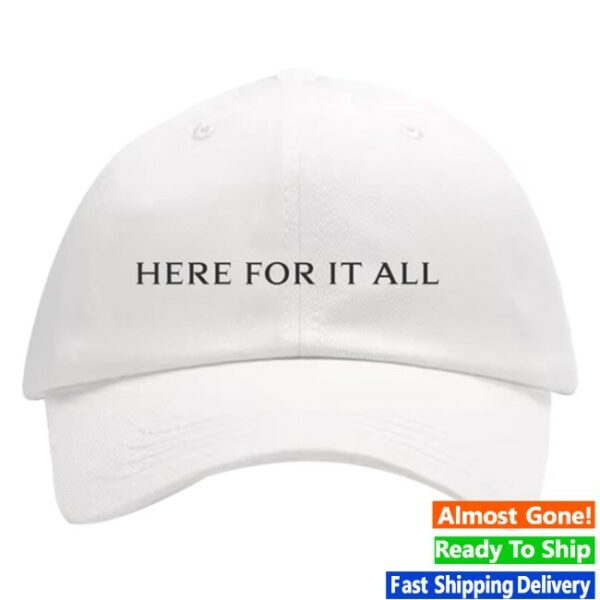 Mariah Carey Official Merch Here For It All White Cap