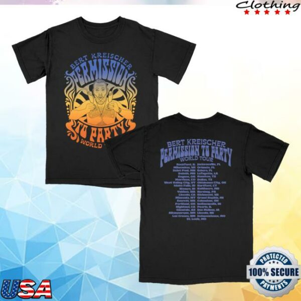 Bert Kreischer Merch Store Permission To Party Tee