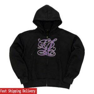Earl Sweatshirt Merch Store Lll Applique Zip Up Hoodie Black Earl Sweatshirt Merch Store Lll Applique Zip Up Hoodie Black