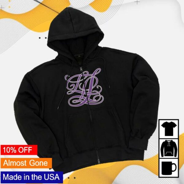 Earl Sweatshirt Merch Store Lll Applique Zip Up Hoodie Black