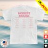 kenny Modest Mouse Merch Store Good News For People Who Love Bad News Fall Tour Tee Whitea
