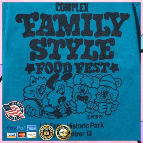 Complex Store Merch Verdy X Fsff Kids Logo Blue T-Shirt