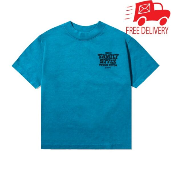 Complex Store Merch Verdy X Fsff Kids Logo Blue T-Shirt