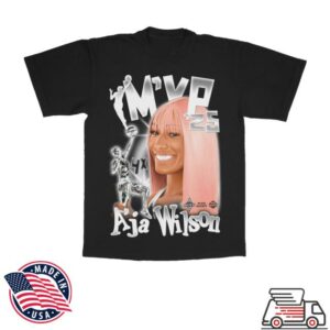 Playa Society Merch Store Playa Society 2025 Wnba Mvp A’ja T-Shirt