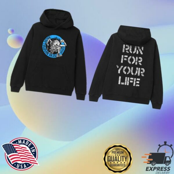 Run Travis Run Merch Store Rtr Punk Circle Logo Pullover Hoodie