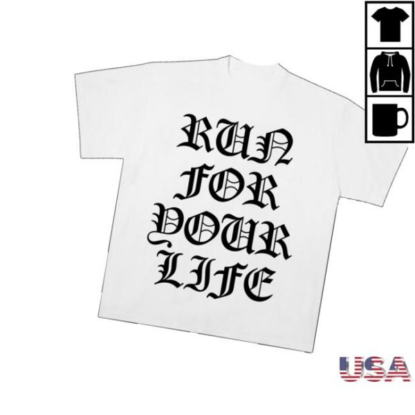 Run Travis Run Merch Store Rtr Run For Your Life Tee
