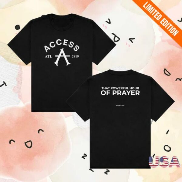 Access 2819 Merch Store Access A Black Tee