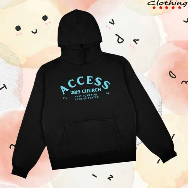Access 2819 Merch Store Access Black Hoodie