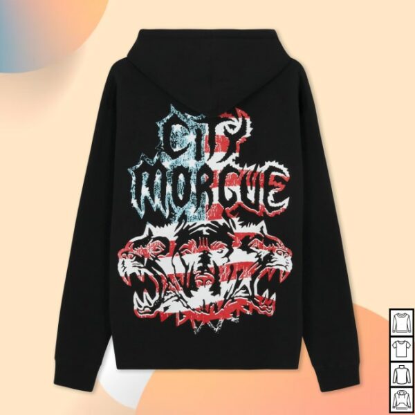 City Morgue Official Store Merch My Bloody America Knife Hoodie