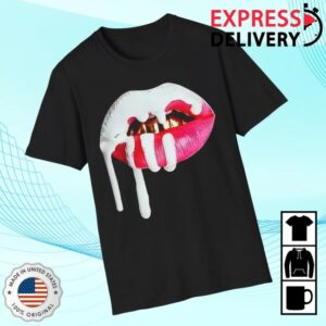 Teebello Store Merch Kylie Jenner Lips Unisex Softstyle T-Shirt