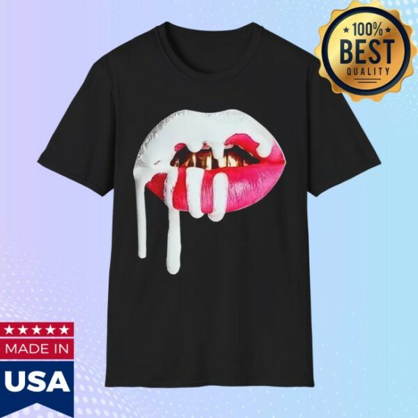 Teebello Store Merch Kylie Jenner Lips Unisex Softstyle T-Shirt