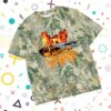 kenny Section 8 Official Merch Store Burning Cop Car 666 Real Tree Shirta