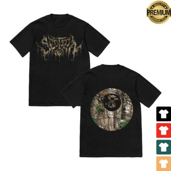 Section 8 Official Merch Store Section8 Real Tree Drip Logo Black Shirt