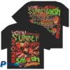 kenny the summer smash store merch neon line up black t shirt ss
