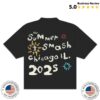 The Summer Smash Store Merch Neon Line Up Black T-Shirt