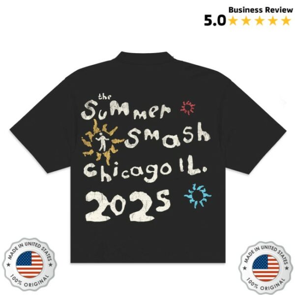 The Summer Smash Store Merch Never End Black T-Shirt