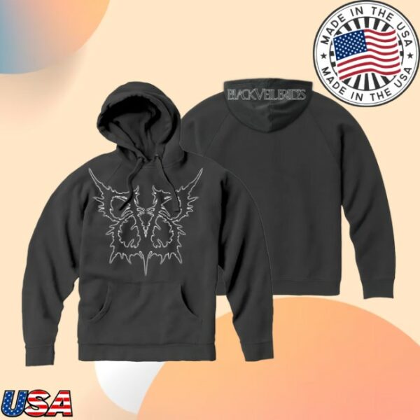 Black Veil Brides Store Merch Burned Wings Hoodie