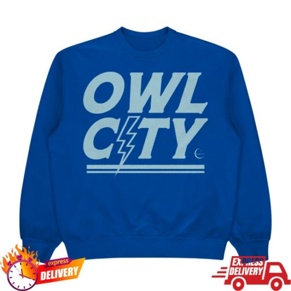 Owl City Store Merch Lightning Crewneck