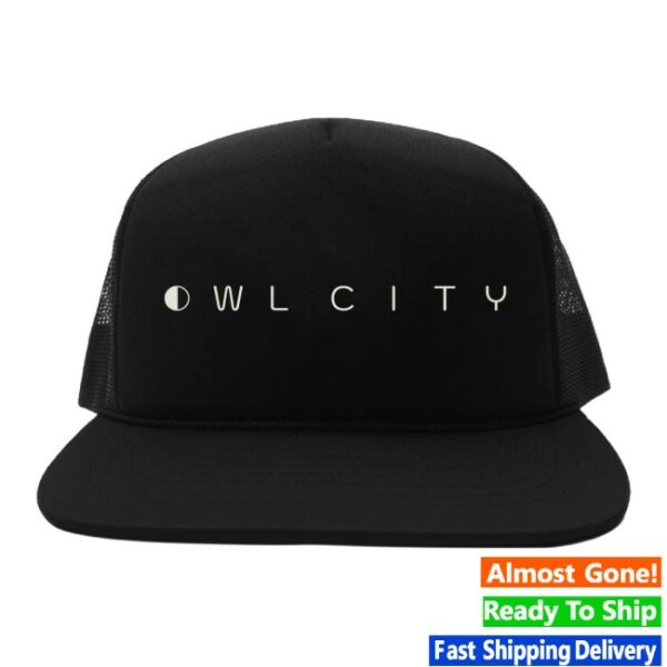 Owl City Store Merch Moon Phase Embroidered Trucker Hat