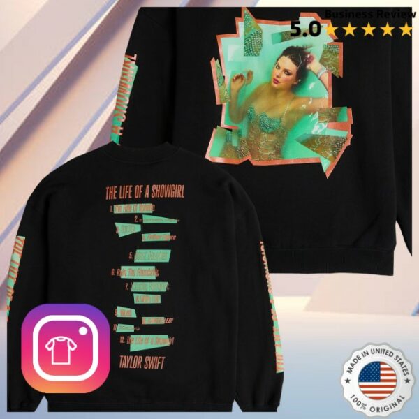Taylor Swift Store Merch The Life Of A Showgirl Crewneck